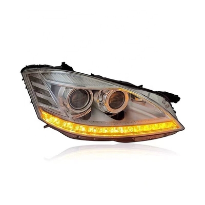 S Class W221 Headlight Daytime Running LED Lights Modified for Benz S300 S350 S500 S600