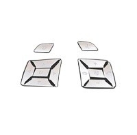 Car Door Window Glass Lift Switch Button Cover Decor For Mercedes Benz W204 GLK 300