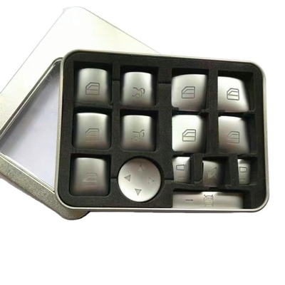 Car Door Window Glass Lift Switch Button Cover Decor For Mercedes Benz W204 GLK 300
