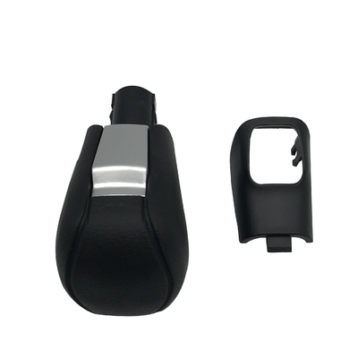 Plastic Black Leather Car Gear Shift Knob Cover for HONDA Civic FC1 FC7 2015 2016 2017